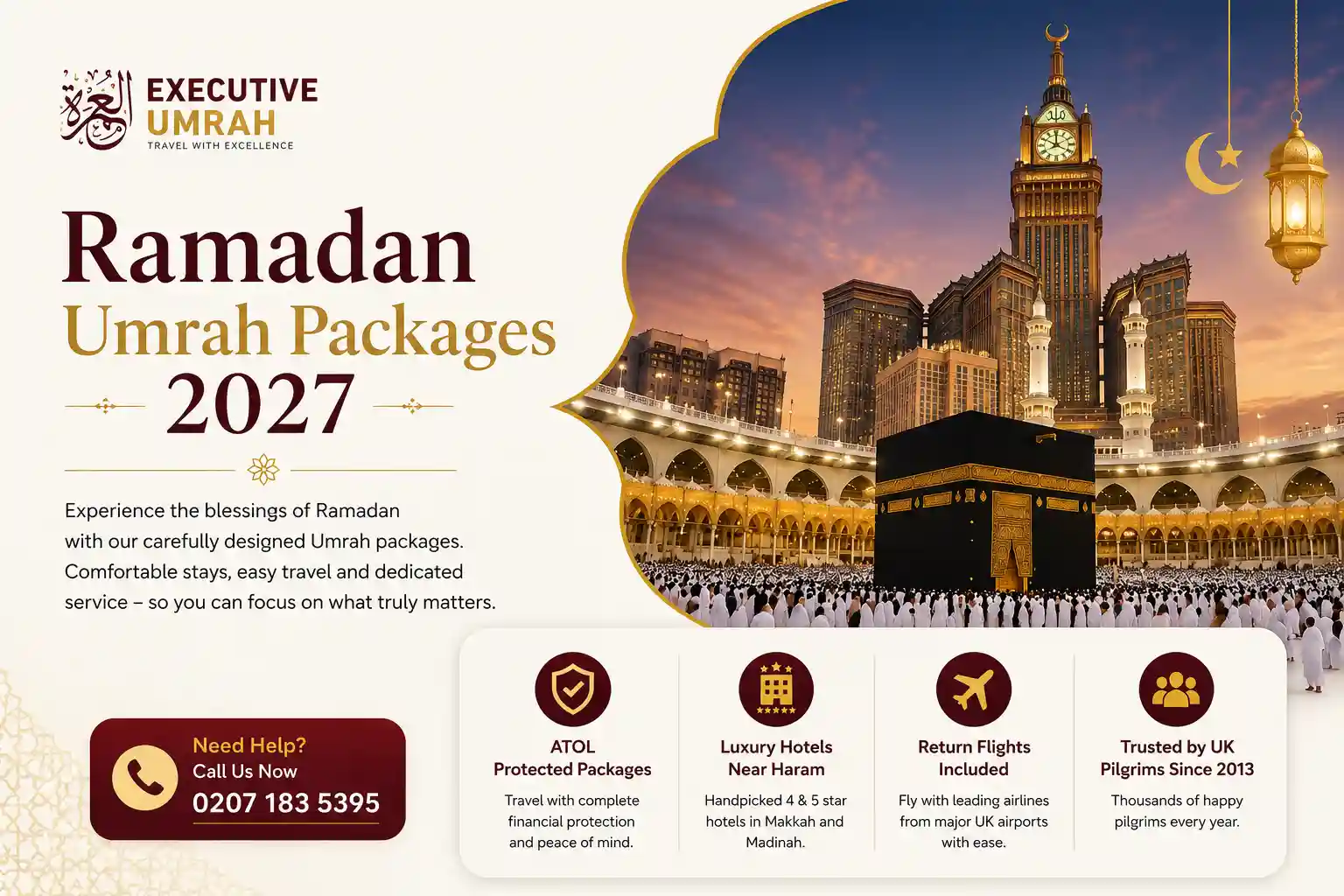 Executive Ramadan Umrah Packages