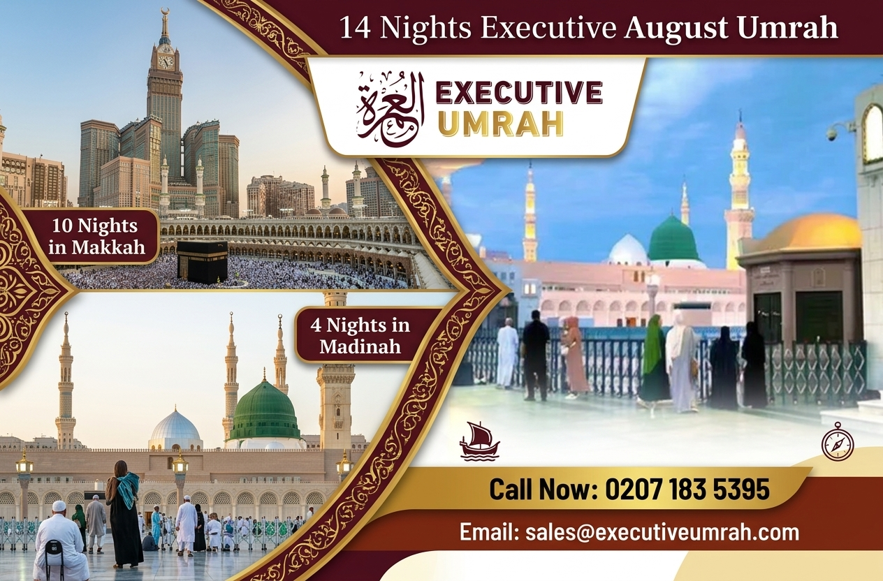 14 Nights Executive August Umrah