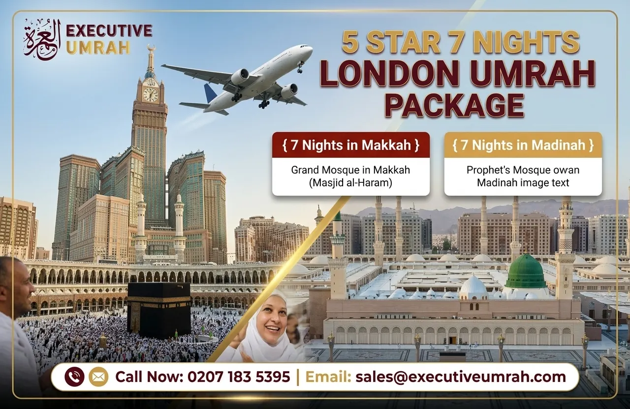 5 Star 7 Nights London Umrah Package