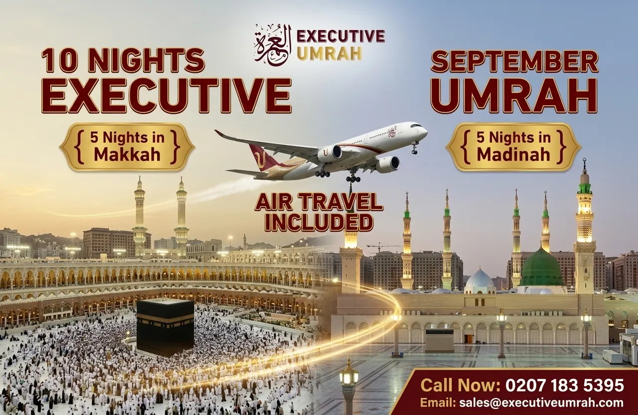 10 Nights Executive September Umrah